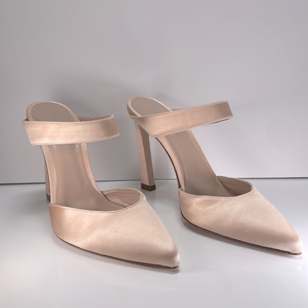 Stuart Weitzman Pink Satin Heel